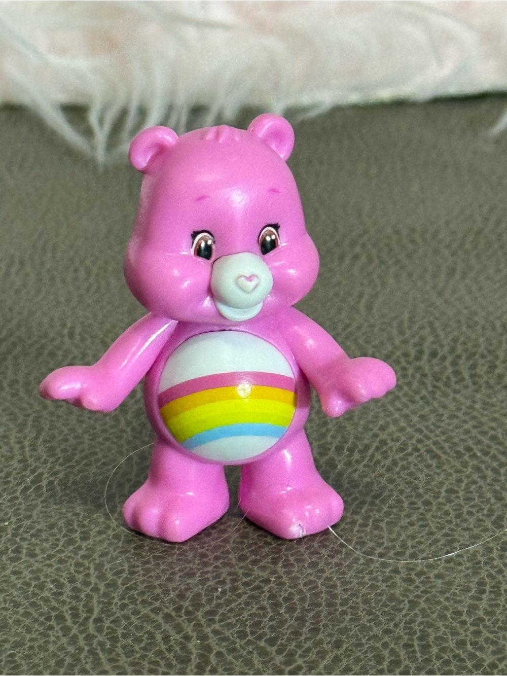 Care bear pink vintage figurine pink